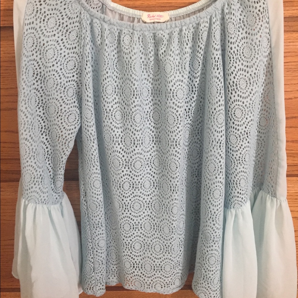 Mint Green Sheer Top